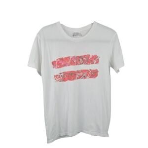 Ed Sheeran Mathmatics Tour Shirt White Size Small